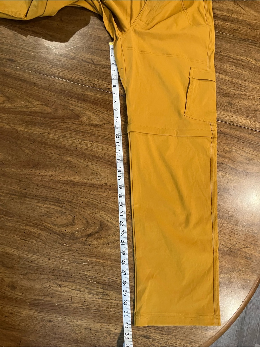 Prana Stretch Zion Convertible Zip Off Cargo Pants Mens M 34x32 Quick Dry Vented - Picture 13 of 16